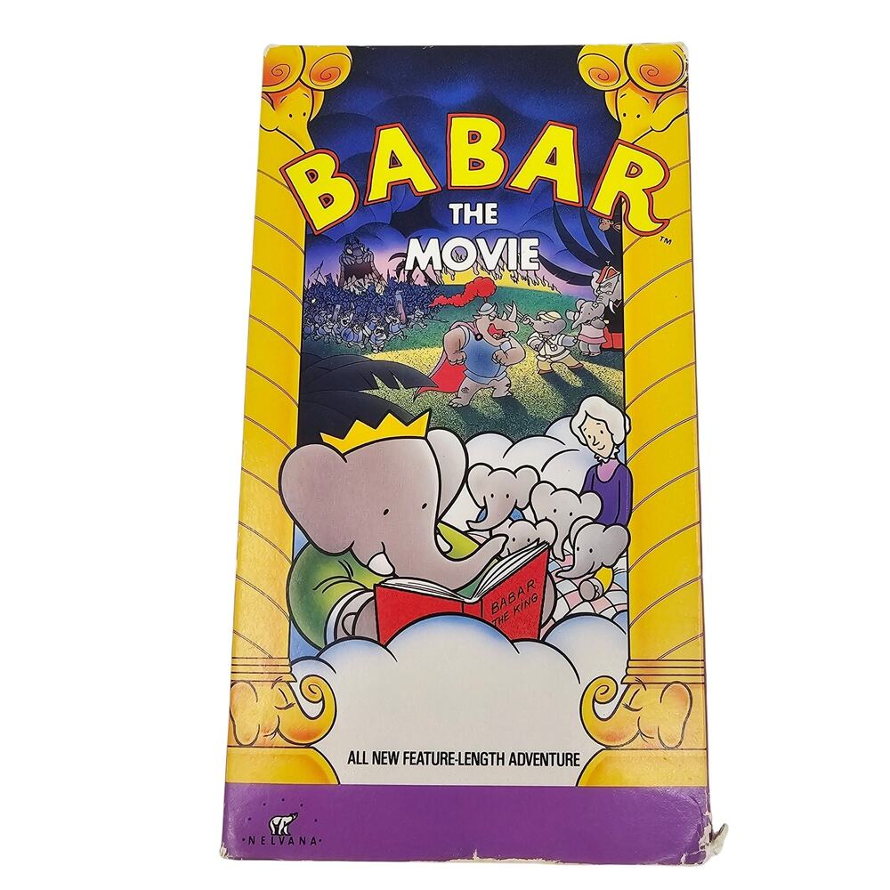 Vintage Babar The Movie Cartoon Classics 80's Nostalgia